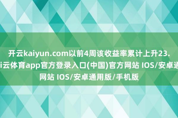 开云kaiyun.com以前4周该收益率累计上升23.04个基点-kai云体育app官方登录入口(中国)官方网站 IOS/安卓通用版/手机版