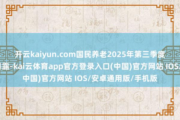 开云kaiyun.com　　国民养老2025年第三季度偿付智商季度说明暴露-kai云体育app官方登录入口(中国)官方网站 IOS/安卓通用版/手机版